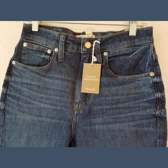 Madewell NWT HR Slim Boy Jeans Sz 25 - Picture 4 of 12